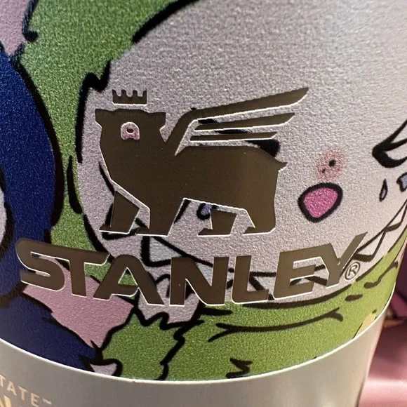 Stanley Quencher H2.0 Tumbler  Labubu with Pink and Cream Design - Picture 4 of 11